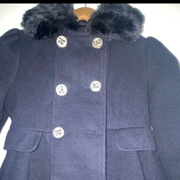 Rothschild Tailord Double Breasted Princess Pea Coat size 6x - Picture 5 of 11